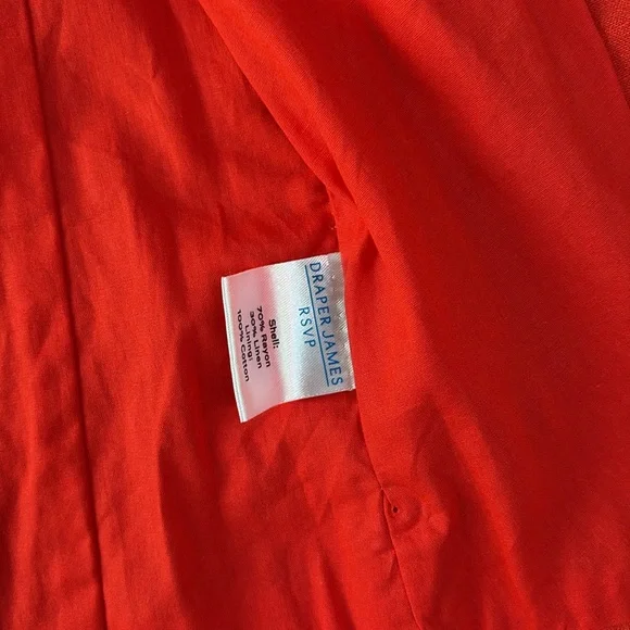 Draper James Red Striped Button-Up Vest size XS - Picture 7 of 8